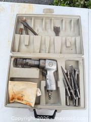 MaxSold Auction: Black & Decker pneumatic air hammer with tons of attachments - Concord (California, USA) SELLER MANAGED Estate Sale Online Auction - Landana Drive
