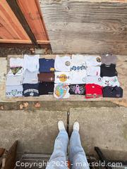 MaxSold Auction: Group Lot, 23 vintage mostly USA made graphic T-shirts Disney - Concord (California, USA) SELLER MANAGED Estate Sale Online Auction - Landana Drive