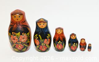 MaxSold Auction: Hand-Painted Russian Matryoshka Nesting Dolls – Set of 6 - Oshawa (Ontario, Canada) SELLER MANAGED Estate Sale Online Auction - Salisbury Street
