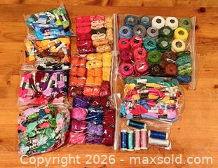 MaxSold Auction: Massive Cross Stitch & Embroidery Supply Collection  - Oshawa (Ontario, Canada) SELLER MANAGED Estate Sale Online Auction - Salisbury Street
