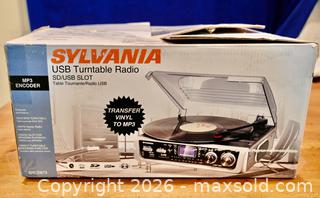 MaxSold Auction: Sylvania USB Turntable & AM/FM Radio Combo – Vinyl to MP3 Encoder - Oshawa (Ontario, Canada) SELLER MANAGED Estate Sale Online Auction - Salisbury Street