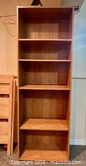 MaxSold Auction: Tall Wood Bookcase with Adjustable Shelves - Oshawa (Ontario, Canada) SELLER MANAGED Estate Sale Online Auction - Salisbury Street