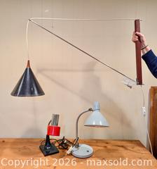 MaxSold Auction: Vintage Mid-Century Style Wall Lamp and Two Desk Lamps  - Oshawa (Ontario, Canada) SELLER MANAGED Estate Sale Online Auction - Salisbury Street