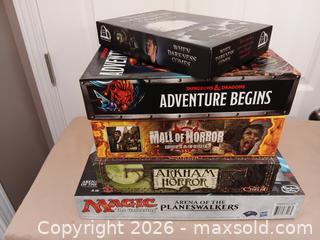 MaxSold Auction: Board Game Lot: Arkham Horror, Mall of Horror, D&D Adventure Begins, Magic - Brampton (Ontario, Canada) SELLER MANAGED Moving Online Auction - Bartley Bull Parkway