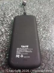 MaxSold Auction: Tzumi PocketJuice Model 5685 12000mAh Portable Power Bank - Township Of Brock (Ontario, Canada) SELLER MANAGED Downsizing Online Auction - Beechwood Avenue