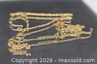 MaxSold Auction: 14k gold chain, broken  - Hatboro (Pennsylvania, USA) PARTNER MANAGED Estate Sale Online Auction - Jacksonville Road
