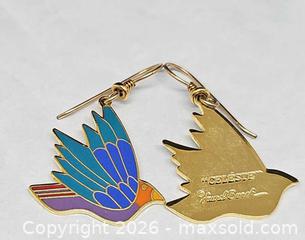 MaxSold Auction: 2 Pairs of Enamel Cloisonne earrings. 1 signed Laurel Burch - Hatboro (Pennsylvania, USA) PARTNER MANAGED Estate Sale Online Auction - Jacksonville Road