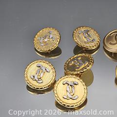 MaxSold Auction: Chanel Gold-Tone Shank Buttons, Lot of 11+ (Designer Vintage) - Hatboro (Pennsylvania, USA) PARTNER MANAGED Estate Sale Online Auction - Jacksonville Road