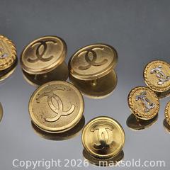 MaxSold Auction: Chanel Gold-Tone Shank Buttons, Lot of 11+ (Designer Vintage) - Hatboro (Pennsylvania, USA) PARTNER MANAGED Estate Sale Online Auction - Jacksonville Road