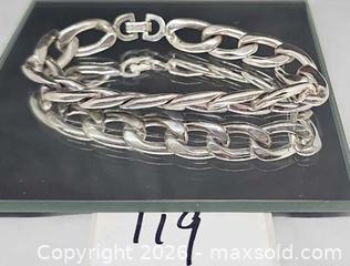MaxSold Auction: Christian Dior Silvertone link bracelet - Hatboro (Pennsylvania, USA) PARTNER MANAGED Estate Sale Online Auction - Jacksonville Road