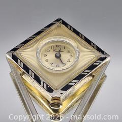 MaxSold Auction: Endura Art Deco Pocket Watch — Gold & Silver Case, Cream Dial - Hatboro (Pennsylvania, USA) PARTNER MANAGED Estate Sale Online Auction - Jacksonville Road