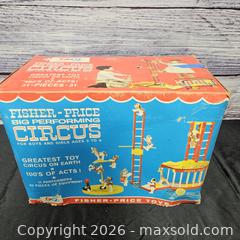 MaxSold Auction: Fisher-Price Big Performing Circus Vintage Playset - Hatboro (Pennsylvania, USA) PARTNER MANAGED Estate Sale Online Auction - Jacksonville Road