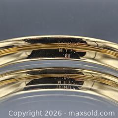 MaxSold Auction: Gold Filled Hinged Bangle Bracelet, Engraved Monogram J.F.P. - Hatboro (Pennsylvania, USA) PARTNER MANAGED Estate Sale Online Auction - Jacksonville Road