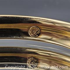 MaxSold Auction: Gold Filled Hinged Bangle Bracelet, Engraved Monogram J.F.P. - Hatboro (Pennsylvania, USA) PARTNER MANAGED Estate Sale Online Auction - Jacksonville Road