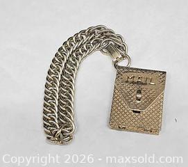 MaxSold Auction: Goldtone charm bracelet with mailbox charm that opens  - Hatboro (Pennsylvania, USA) PARTNER MANAGED Estate Sale Online Auction - Jacksonville Road