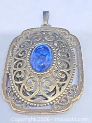 MaxSold Auction: Goldtone Locket, Blue Cabochon, enamel  bracelet - Hatboro (Pennsylvania, USA) PARTNER MANAGED Estate Sale Online Auction - Jacksonville Road