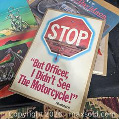 MaxSold Auction: Harley-Davidson Vintage Poster/Print Bundle - Hatboro (Pennsylvania, USA) PARTNER MANAGED Estate Sale Online Auction - Jacksonville Road