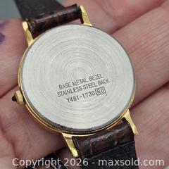 MaxSold Auction: Lorus Mickey Mouse Gold Tone Quartz Leather Strap Watch - Hatboro (Pennsylvania, USA) PARTNER MANAGED Estate Sale Online Auction - Jacksonville Road