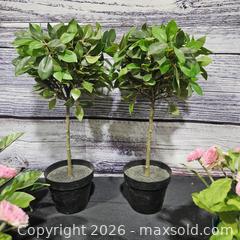 MaxSold Auction: Lot of 6+ Artificial Potted Topiary Trees, Medium - Hatboro (Pennsylvania, USA) PARTNER MANAGED Estate Sale Online Auction - Jacksonville Road