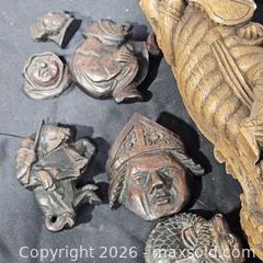 MaxSold Auction: Lot of Large Hand-Carved Wood Folk Decorative Pieces - Hatboro (Pennsylvania, USA) PARTNER MANAGED Estate Sale Online Auction - Jacksonville Road