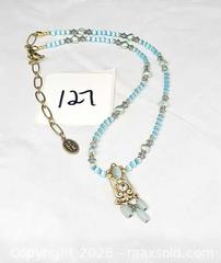 MaxSold Auction: Michal Golan beaded stone necklace  - Hatboro (Pennsylvania, USA) PARTNER MANAGED Estate Sale Online Auction - Jacksonville Road