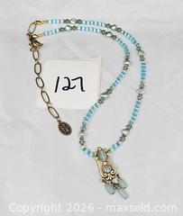 MaxSold Auction: Michal Golan beaded stone necklace  - Hatboro (Pennsylvania, USA) PARTNER MANAGED Estate Sale Online Auction - Jacksonville Road