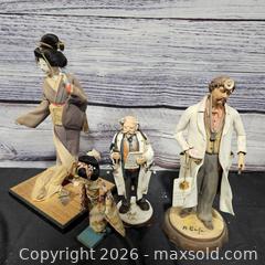 MaxSold Auction: Mixed Lot Large Porcelain, Resin & Cloth Figurines — Japanese & Medical - Hatboro (Pennsylvania, USA) PARTNER MANAGED Estate Sale Online Auction - Jacksonville Road