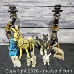 MaxSold Auction: Mixed Lot of Ceramic & Resin Figurines, Assorted Styles - Hatboro (Pennsylvania, USA) PARTNER MANAGED Estate Sale Online Auction - Jacksonville Road