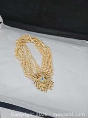 MaxSold Auction: Multi-strand Baroque pearl necklace, goldtone rhinestone lion clasp - Hatboro (Pennsylvania, USA) PARTNER MANAGED Estate Sale Online Auction - Jacksonville Road