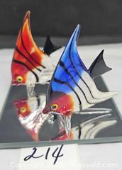 MaxSold Auction: Paur of Gioielli di Murano Glass Angel Fish - Hatboro (Pennsylvania, USA) PARTNER MANAGED Estate Sale Online Auction - Jacksonville Road