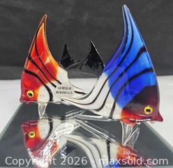 MaxSold Auction: Paur of Gioielli di Murano Glass Angel Fish - Hatboro (Pennsylvania, USA) PARTNER MANAGED Estate Sale Online Auction - Jacksonville Road