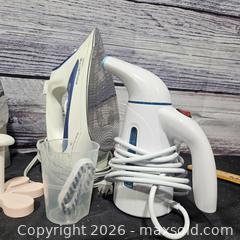 MaxSold Auction: Rowenta & Sunbeam Steam Iron and Steamers - White & Blue - Hatboro (Pennsylvania, USA) PARTNER MANAGED Estate Sale Online Auction - Jacksonville Road