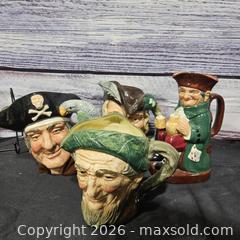 MaxSold Auction: Royal Doulton Set of 4 Multicolor Toby Jugs / Character Mugs - Hatboro (Pennsylvania, USA) PARTNER MANAGED Estate Sale Online Auction - Jacksonville Road