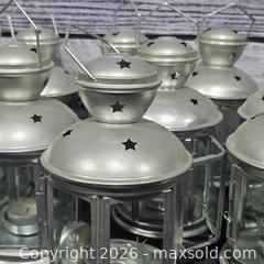 MaxSold Auction: Set of 10 Small Silver Metal & Glass Candle Lanterns Ikea - Hatboro (Pennsylvania, USA) PARTNER MANAGED Estate Sale Online Auction - Jacksonville Road