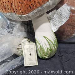 MaxSold Auction: Set of 3 John Derian Decorative Velvet Mushroom Shaped Throw Pillows, Orange & Teal - Hatboro (Pennsylvania, USA) PARTNER MANAGED Estate Sale Online Auction - Jacksonville Road