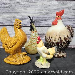 MaxSold Auction: Set of 4 Multi-Color Ceramic/Porcelain/Glass Figurines, Medium - Hatboro (Pennsylvania, USA) PARTNER MANAGED Estate Sale Online Auction - Jacksonville Road