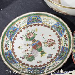 MaxSold Auction: Set of 6 Porcelain Decorative Plates & Bowls, Multicolor Floral - Hatboro (Pennsylvania, USA) PARTNER MANAGED Estate Sale Online Auction - Jacksonville Road