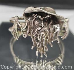 MaxSold Auction: Silver Tone Wizard, Gandalf Lord Of The Rings? Cuff Bracelet - Hatboro (Pennsylvania, USA) PARTNER MANAGED Estate Sale Online Auction - Jacksonville Road