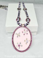 MaxSold Auction: SORRELLI Signed Crystal Rhinestone Pink Stone Necklace - Hatboro (Pennsylvania, USA) PARTNER MANAGED Estate Sale Online Auction - Jacksonville Road