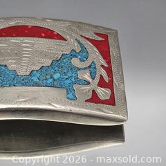 MaxSold Auction: Southwestern / Indigenous American Signed Belt Buckle - Hatboro (Pennsylvania, USA) PARTNER MANAGED Estate Sale Online Auction - Jacksonville Road