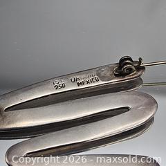 MaxSold Auction: Sterling Silver Abstract / Modernist Earrings & Brooch Set - Hatboro (Pennsylvania, USA) PARTNER MANAGED Estate Sale Online Auction - Jacksonville Road