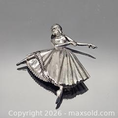 MaxSold Auction: Sterling Silver Ballerina Brooch Pin Vintage Style - Hatboro (Pennsylvania, USA) PARTNER MANAGED Estate Sale Online Auction - Jacksonville Road