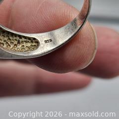 MaxSold Auction: Sterling Silver Bezel-Set Ring with Yellow Glass Stone, Size 9 - Hatboro (Pennsylvania, USA) PARTNER MANAGED Estate Sale Online Auction - Jacksonville Road