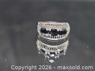 MaxSold Auction: Sterling silver Blue Sapphire ring  - Hatboro (Pennsylvania, USA) PARTNER MANAGED Estate Sale Online Auction - Jacksonville Road