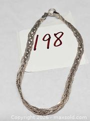 MaxSold Auction: Sterling silver braided bracelet  - Hatboro (Pennsylvania, USA) PARTNER MANAGED Estate Sale Online Auction - Jacksonville Road