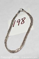 MaxSold Auction: Sterling silver braided bracelet  - Hatboro (Pennsylvania, USA) PARTNER MANAGED Estate Sale Online Auction - Jacksonville Road