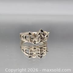 MaxSold Auction: Sterling Silver Cat Motif Ring, Size 8 - Hatboro (Pennsylvania, USA) PARTNER MANAGED Estate Sale Online Auction - Jacksonville Road