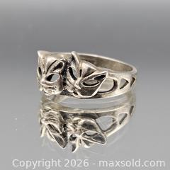 MaxSold Auction: Sterling Silver Cat Motif Ring, Size 8 - Hatboro (Pennsylvania, USA) PARTNER MANAGED Estate Sale Online Auction - Jacksonville Road