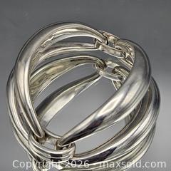 MaxSold Auction: Sterling Silver Chunky Link Bracelet with Hinged Snap Clasp - Hatboro (Pennsylvania, USA) PARTNER MANAGED Estate Sale Online Auction - Jacksonville Road