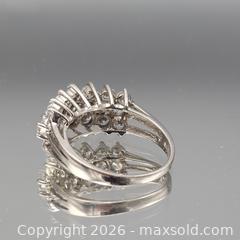 MaxSold Auction: Sterling Silver Cluster Ring with Cubic Zirconia, Size 8 - Hatboro (Pennsylvania, USA) PARTNER MANAGED Estate Sale Online Auction - Jacksonville Road